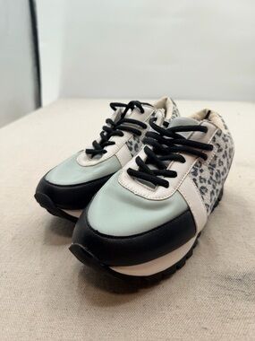 Not Rated White Fabric Sneakers